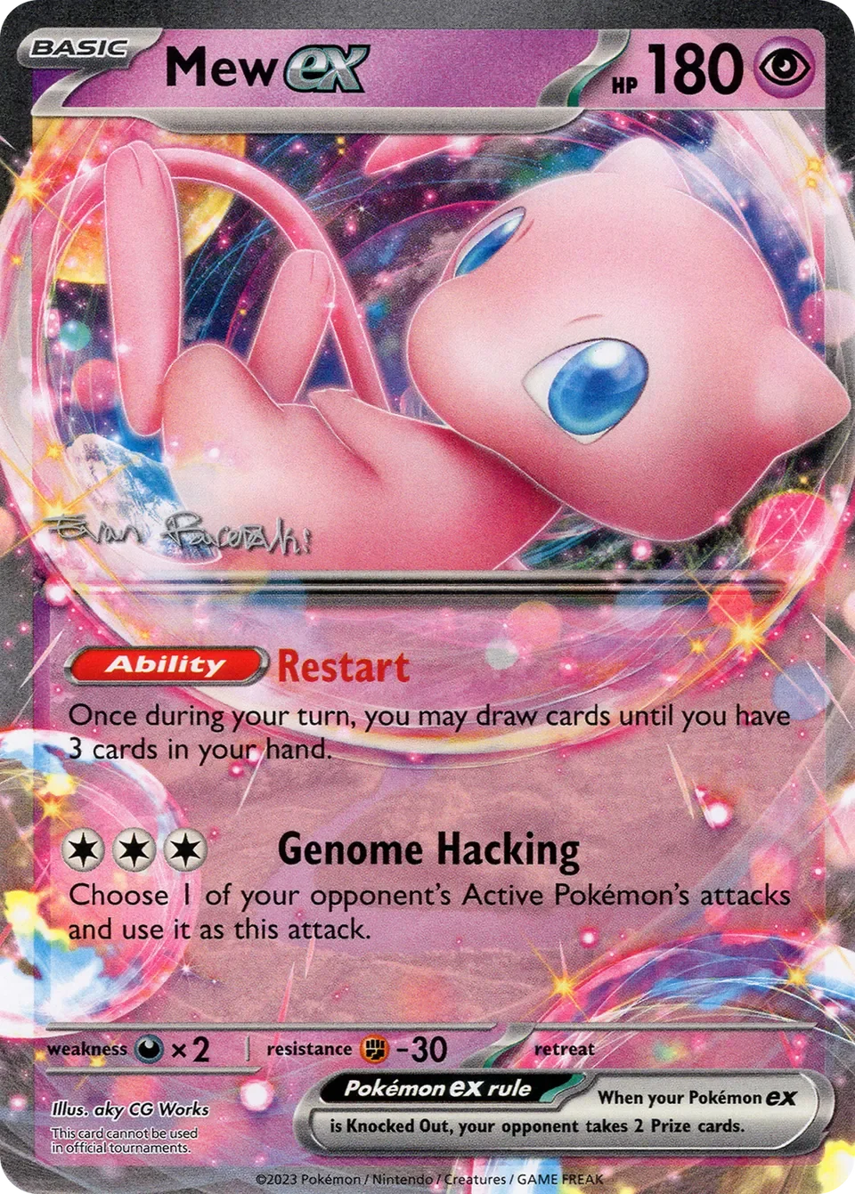 Mew ex 「WC_DECK_2024_REGIDRAGO_VSTAR No. 008」「EN」